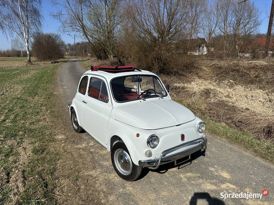 Klasyczny Fiat 500 1972r Świetny Stan 500cm3 Tomice