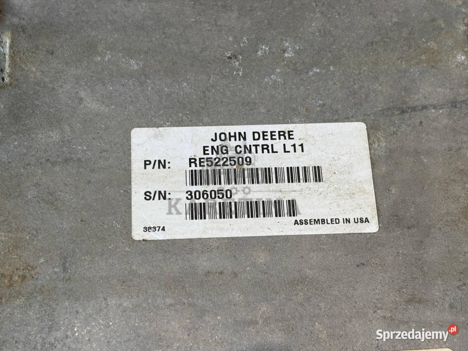 John Deere 6920 Moduł Sterownik ECU 447672 wielkopolskie Jastrzębniki