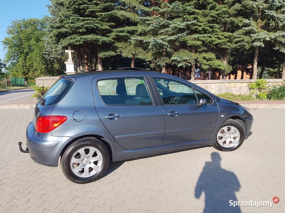 Peugeot 307 Lift 2006r 16 benzyna Niski przebieg elektryczne lusterka Radom