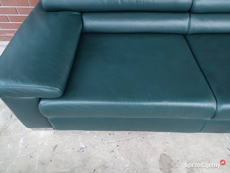 Sprzedam narożnik ze skóry Komplety wypoczynkowe Konin sprzedam