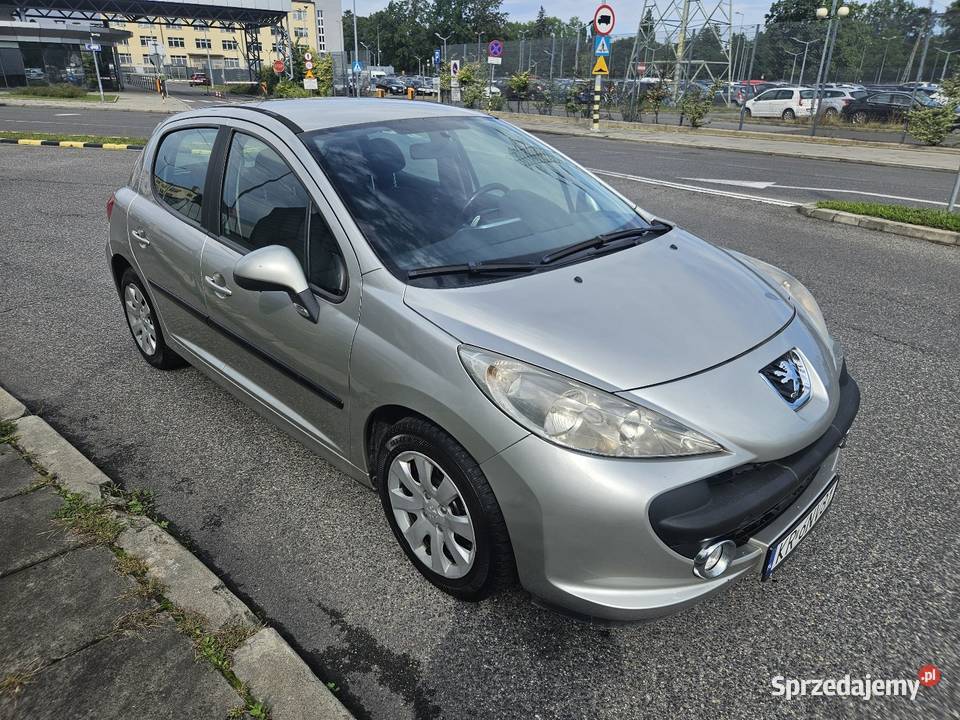 Peugeot 207 14 benzyna gaz lpg automat hak klima Kraków