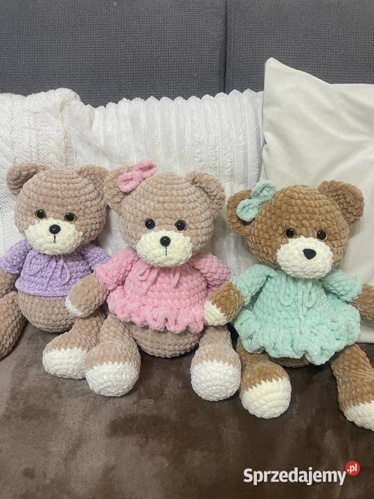 Miś pluszowy własnoręcznie wiązany Kraków