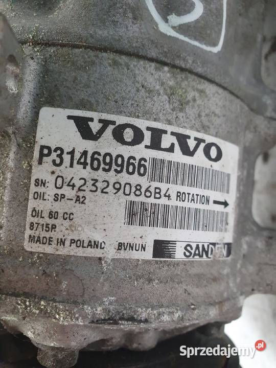 SPRĘŻARKA KLIMATYZACJI Volvo V40 II 20 D D2 Chełm