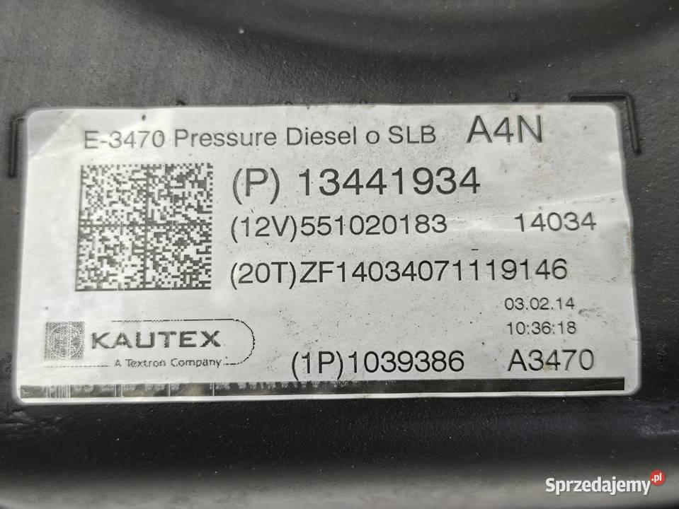 ZBIORNIK BAK PALIWA KOMPLETNY OPEL ZAFIRA C 20