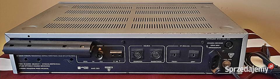 Amplituner stereo Tosca 303 radio srebrna Ostrów Wielkopolski