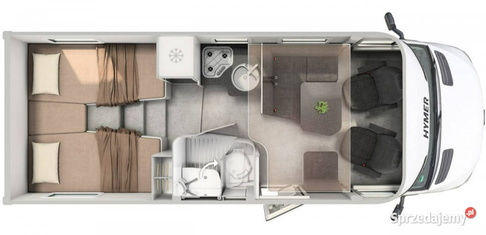 samochody kempingowe HymerEriba GTS 600 Pierwszy Gaj