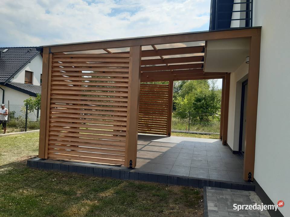 Taras przydomowy Z27Patio Drewniane Zadaszenie Przemyśl sprzedam