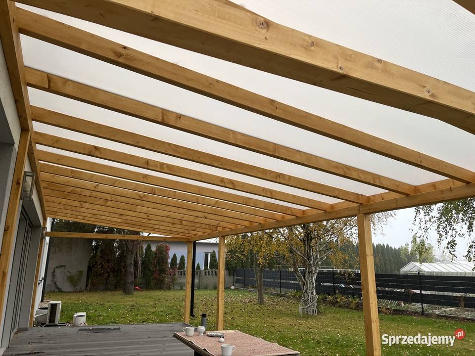 Zadaszenie tarasu Poliwęglan Wiata Pergola Pruszków