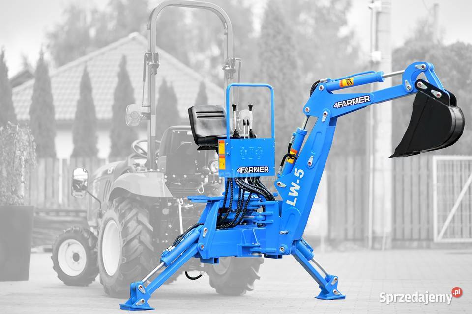 Koparka do ciągnika LW5 4FARMER nieuszkodzony Tajęcina