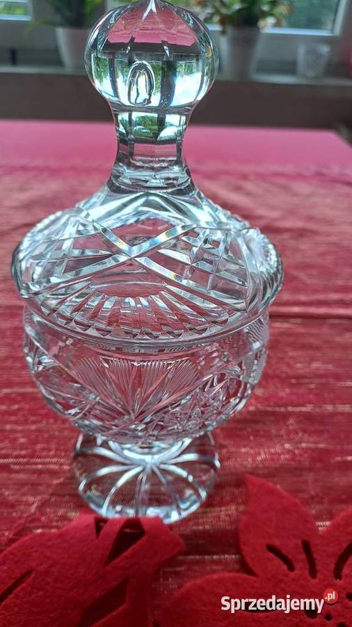 Kryształowa bombonierka cukiernica Kraków sprzedam