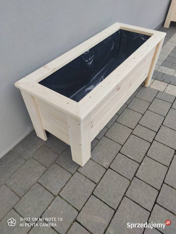 Donica drewniana ogrodowa Szadek sprzedam