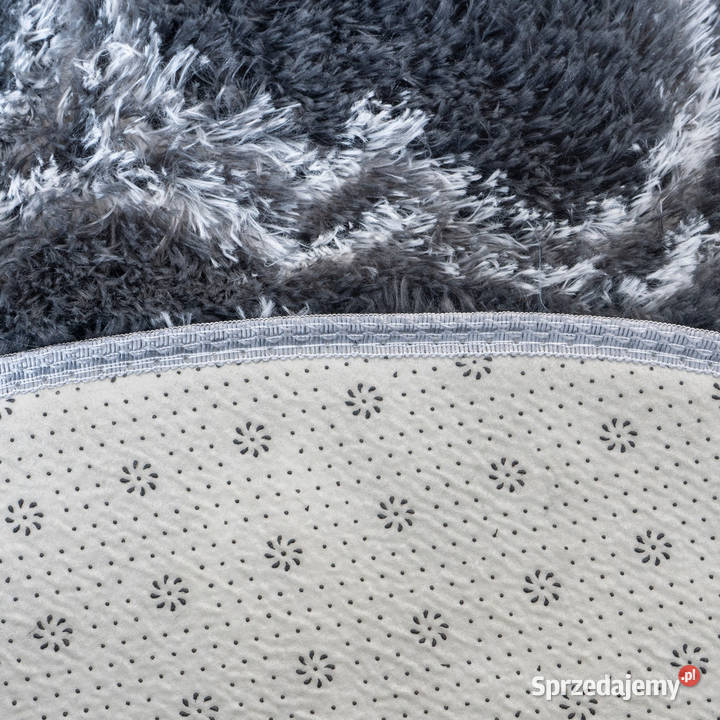 Dywan okrągły do salonu shaggy DECOR Opole