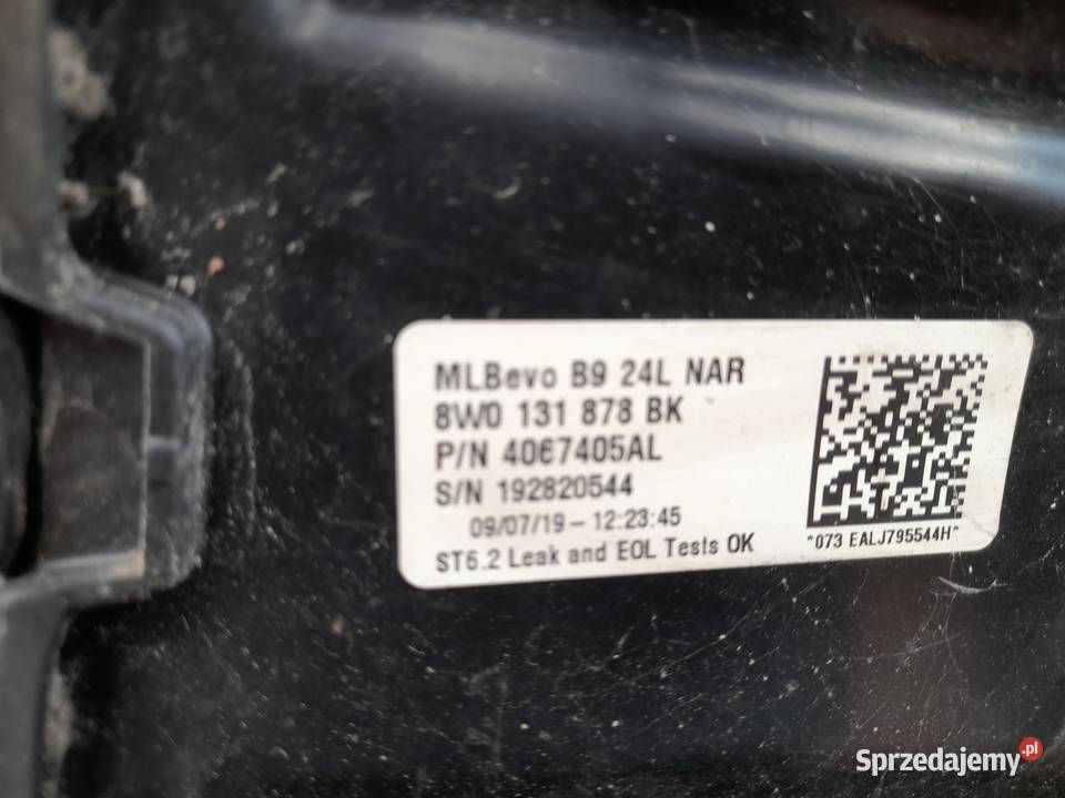 AUDI A4 B9 ZBIORNIK ADBLUE 8W0131878BK Goleniów