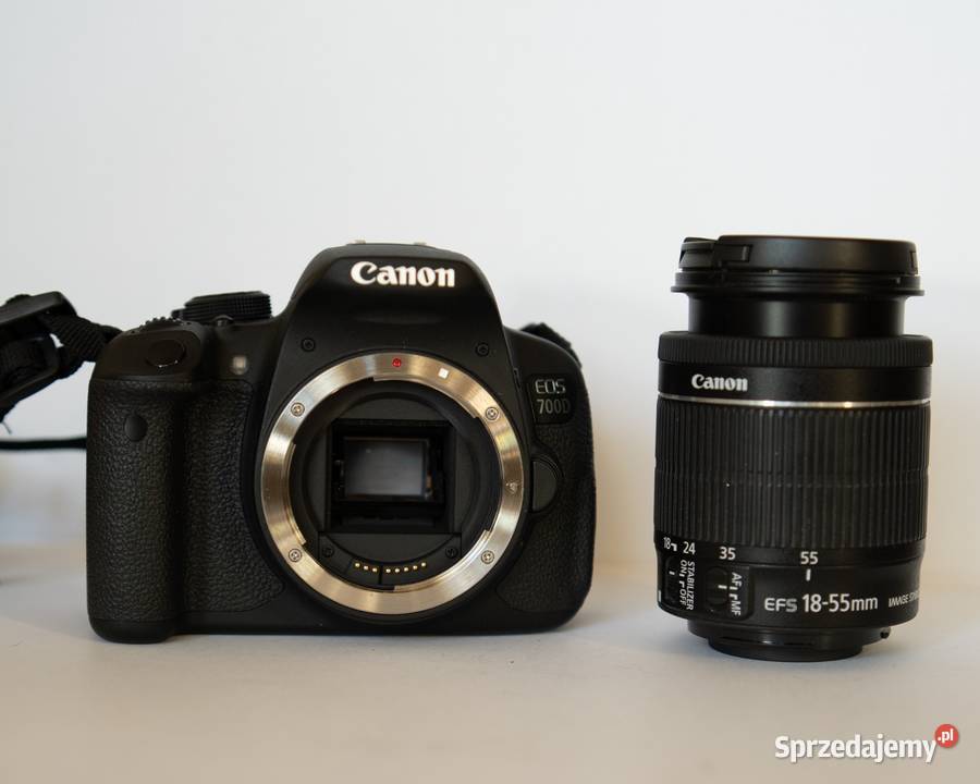 Canon EOS 700D obiektyw poniżej 4 przebiegu Warszawa