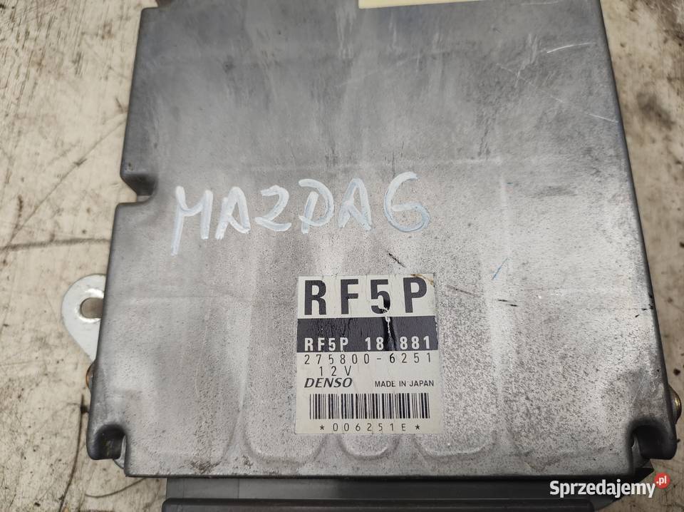 MAZDA 6 20 CITD komputer sterownik RF5P18881 Układ elektryczny Kielce