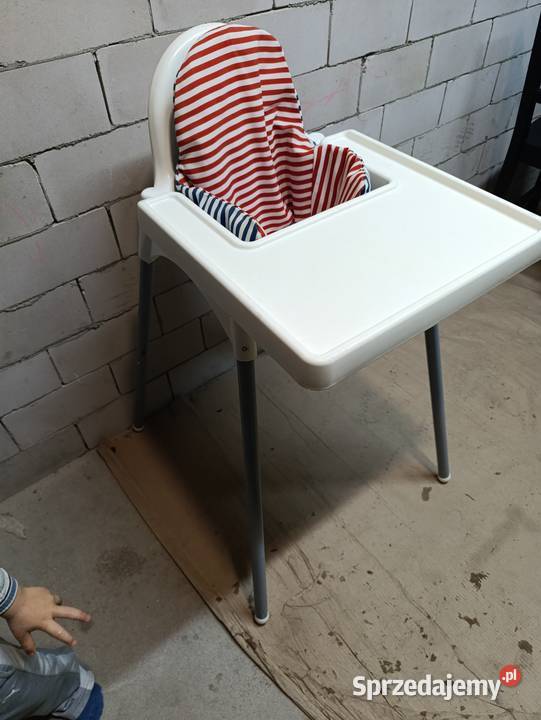 Krzesło do karmienia dzieci niemowląt białe podlaskie