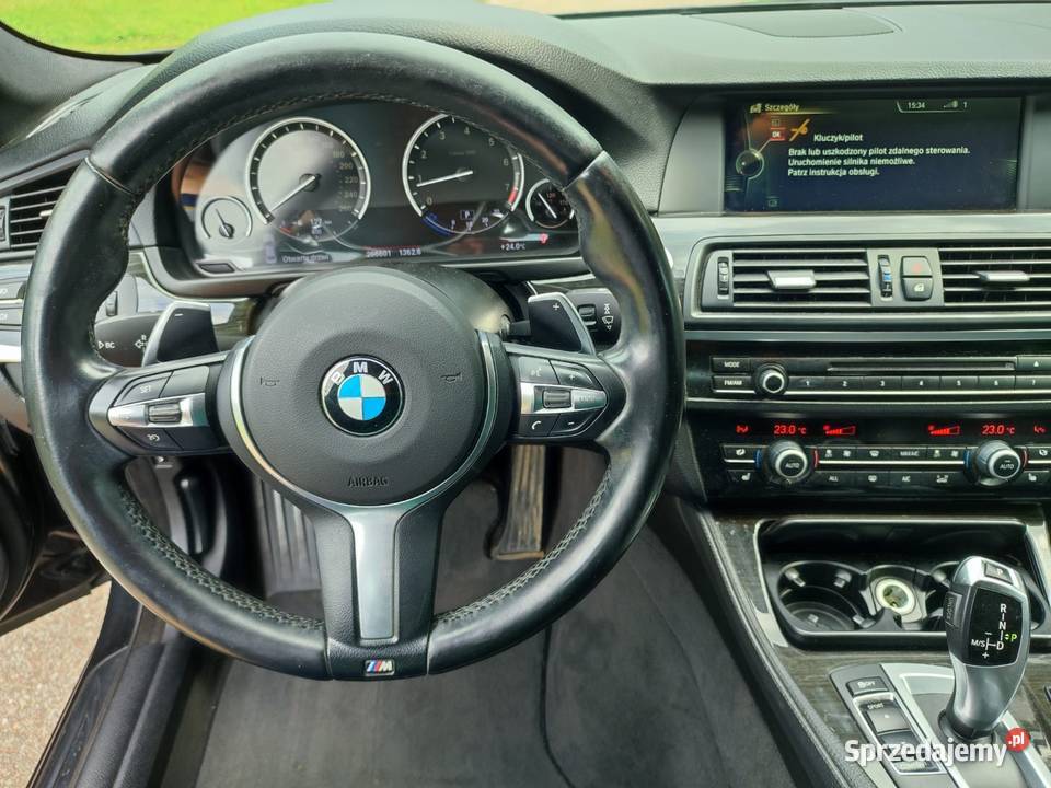 Bmw f10 2013 535i benzyna 360 koni zadbane wspomaganie kierownicy