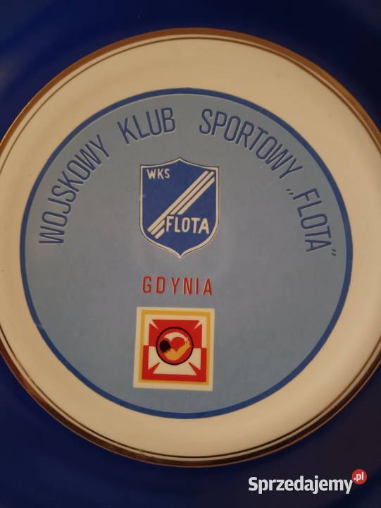 Talerz pamiątkowy Wojskowy Klub Sportowy Flota Kościan sprzedam