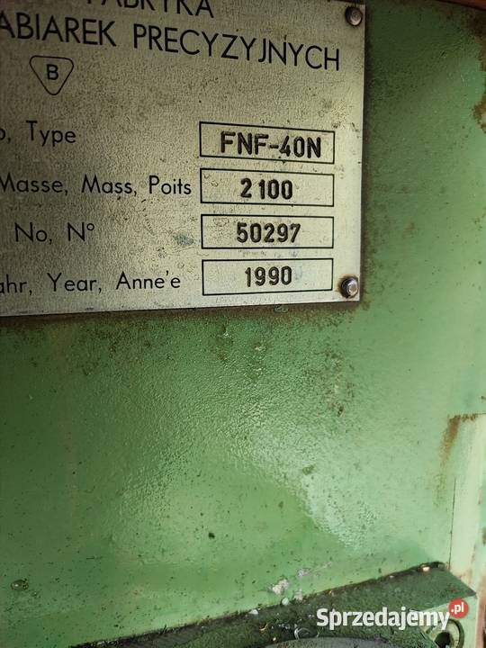 Frezarka numeryczna CNC Avia Fnf 40 Pronum Produkcja Maków Podhalański sprzedam