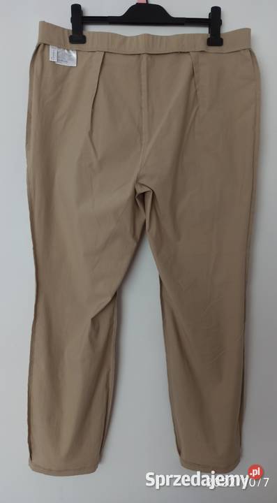 Beżowe spodnie z elastyną rozmiar 4648 Radzyń Podlaski