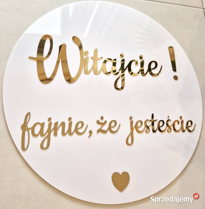 Tablica powitalna Witamy Częstochowa sprzedam