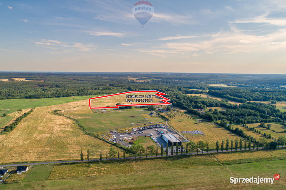 Duża działka rolna 155132 ha dopłaty Klępina