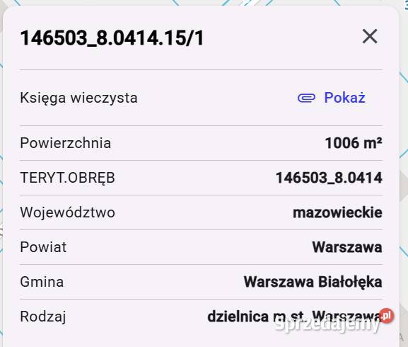 Sprzedam działkę budowlaną z warsztatem