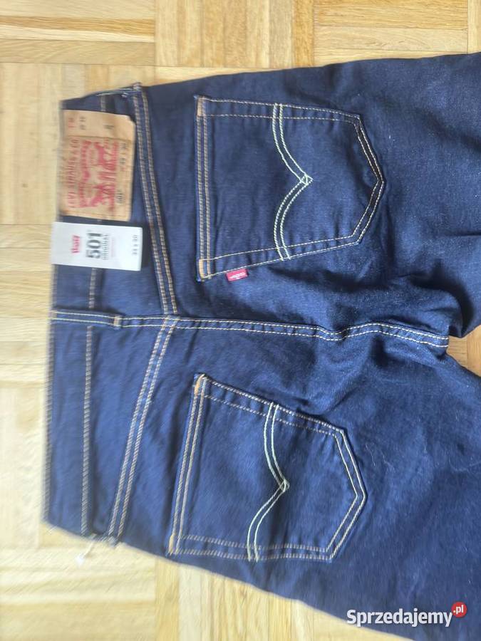 Nowe oryginalne spodnie Levis 501 CAT i Wrangler Odzież codzienna Wrocław