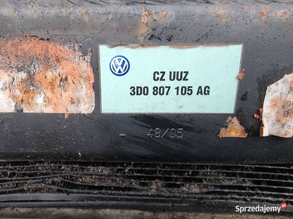 PAS PRZEDNI CHŁODNICE VOLKSWAGEN PHAETON LONG