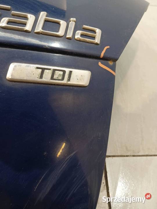 KLAPA TYŁ 5D HB GRANATOWA Skoda Fabia II Klapy bagażnika
