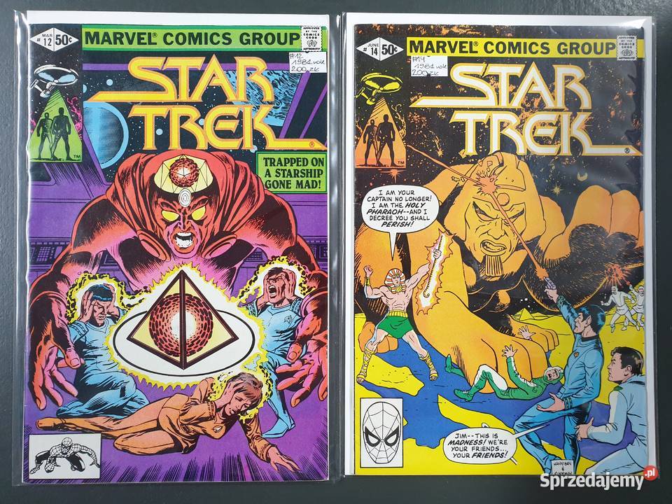 Star Trek 2 komiksy Marvel USA 1981 Rok wydania 1981
