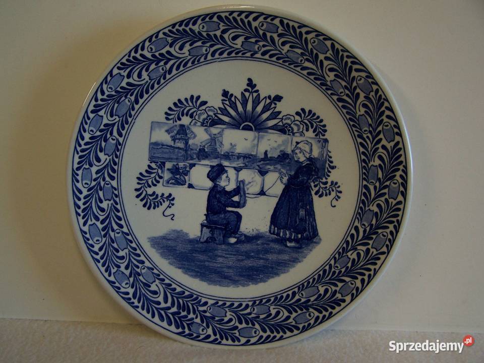 Talerz do powieszenia Petrus Regout fantazja zachodniopomorskie Koszalin