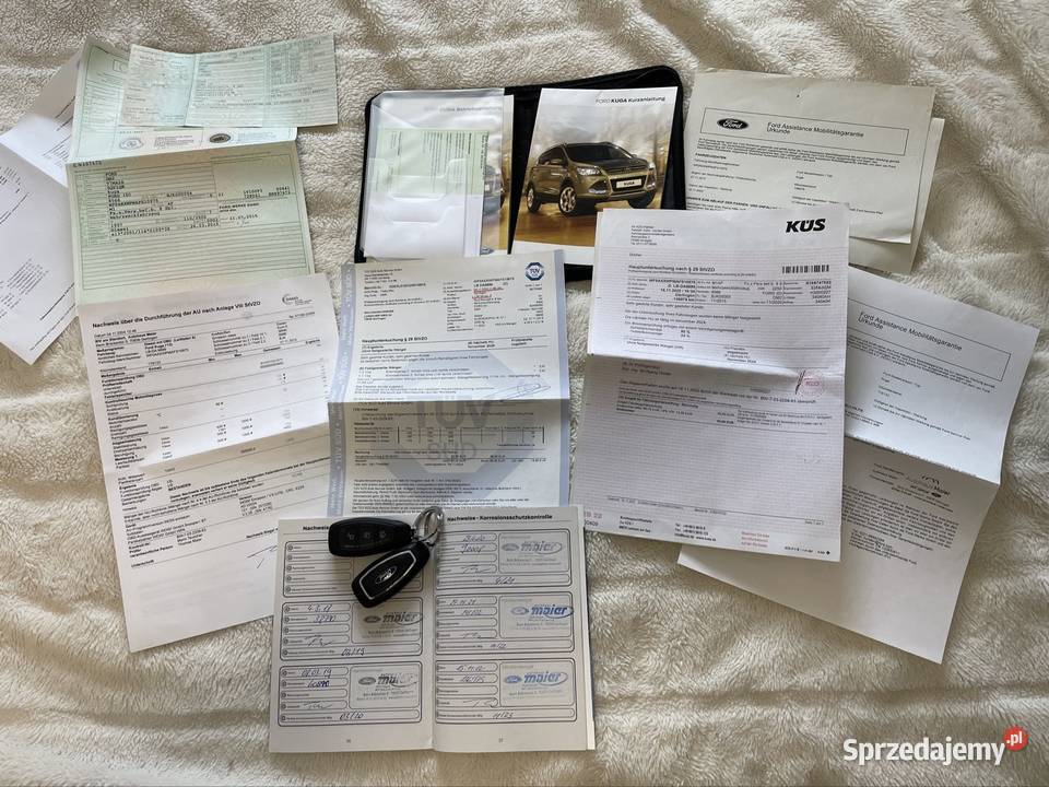 Forg kuga 4x4 2015 ParkpilotNaviEl klapa podgrzewane fotele dolnośląskie Jelenia Góra sprzedam