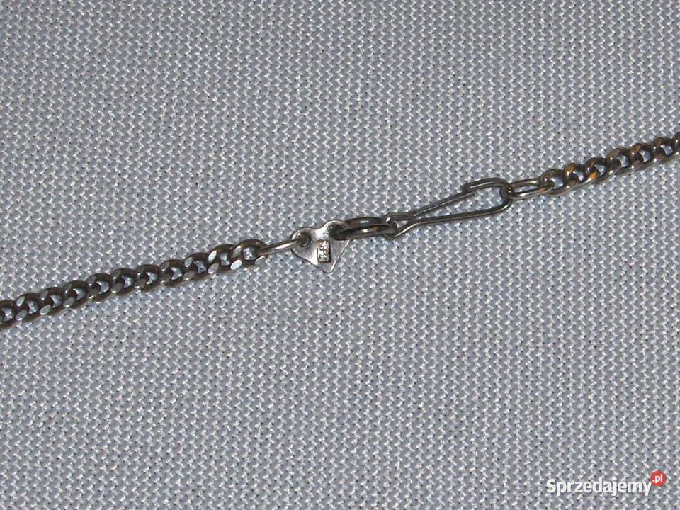 Stary srebrny łańcuszek 52 92 g