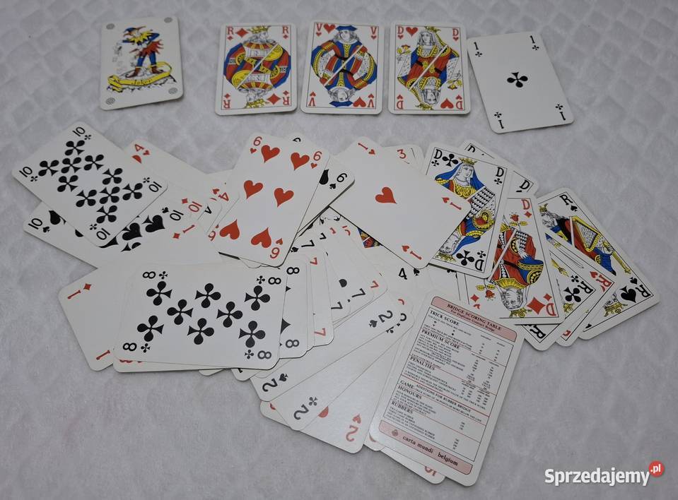 Karty do gry Carta Mundi Belgium Bridge 55 Czeladź sprzedam