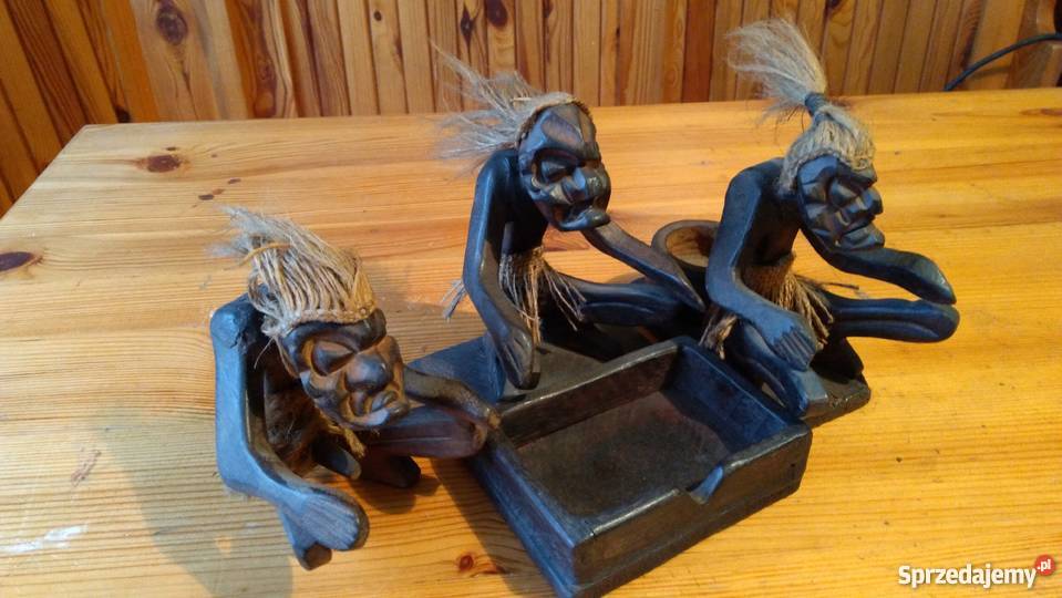 figurki Afryka drewno Sieradz sprzedam