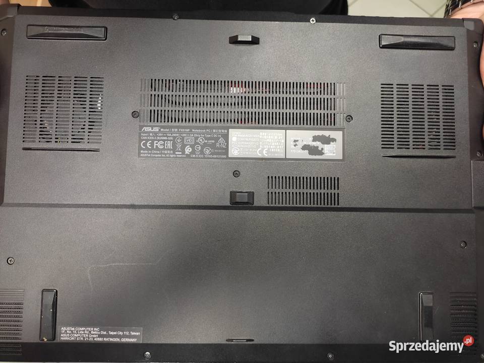 Sprzedam notebook asus FX516P 15 Laptopy i netbooki