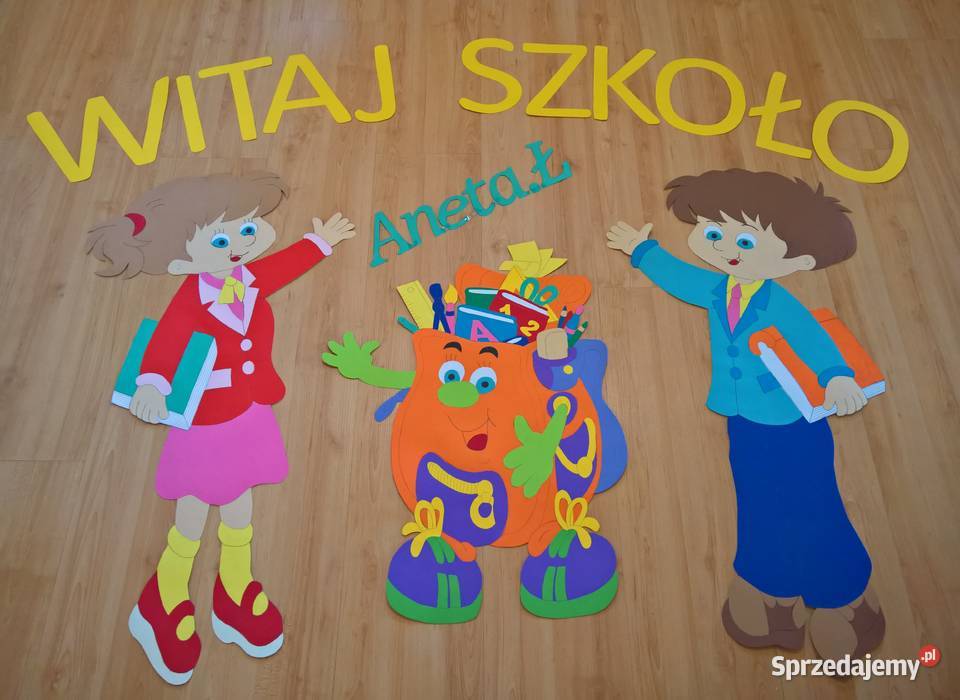 Dekoracje na rozpoczęcie roku szkolnego z mazowieckie Garwolin sprzedam