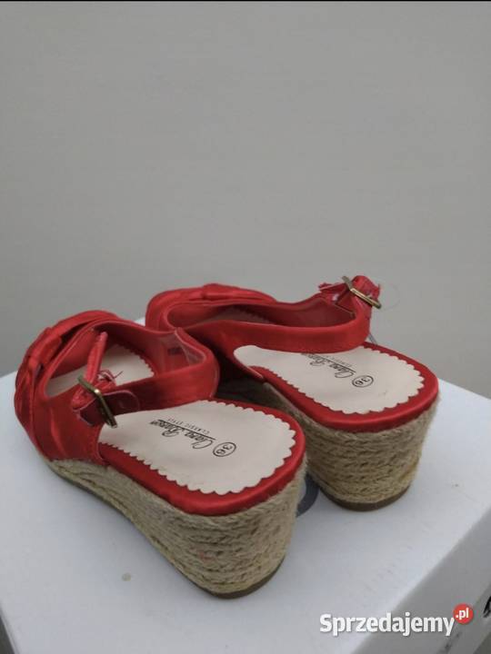 Clara Barson 36 sandały espadryle koturnie Kraków sprzedam
