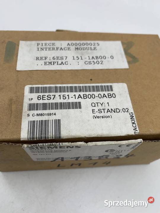 Siemens 6ES7 1511AB000AB0 Interface Module Warszawa