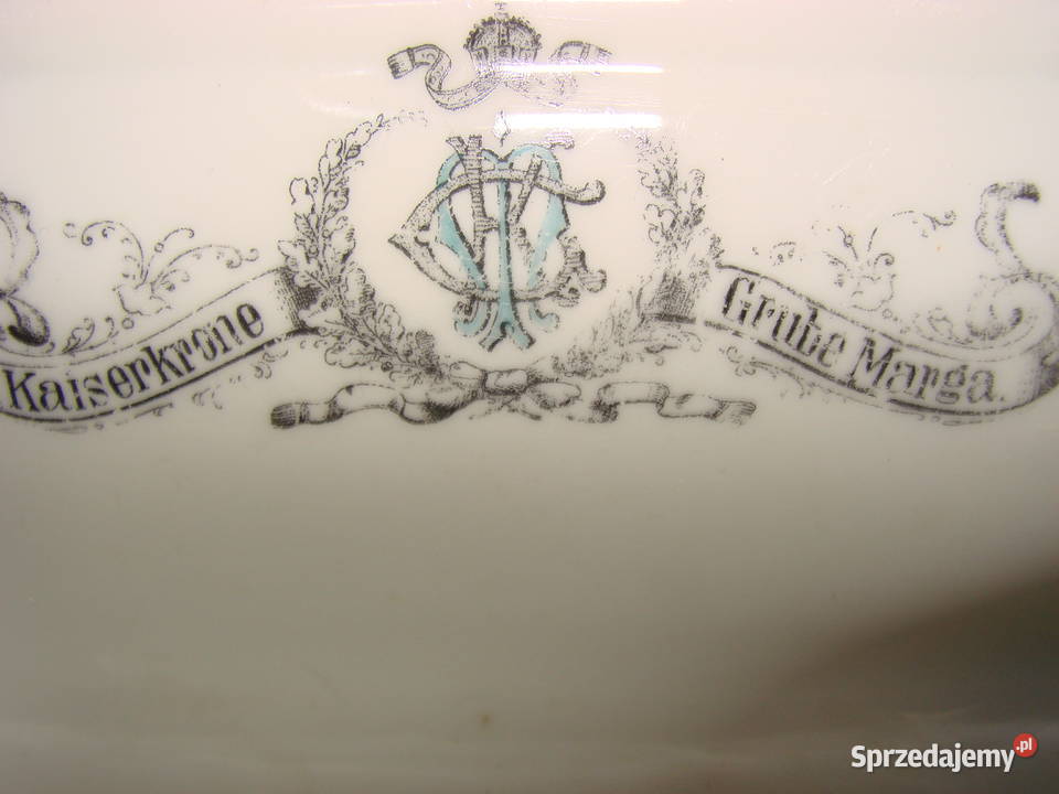 Kaiserkrone Grube Marga porcelanowa miska Porcelana i szkło Pruszcz Gdański