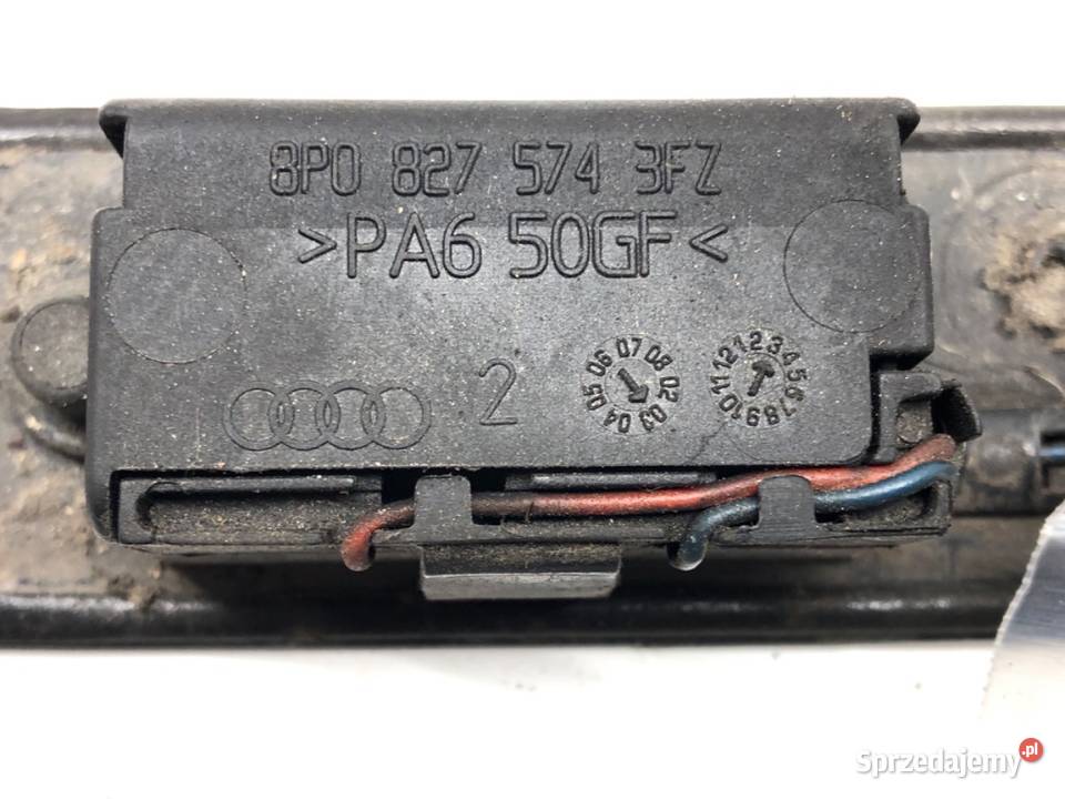 KLAMKA KLAPY TYŁ AUDI A3 8P 8P0827574 Hatchback