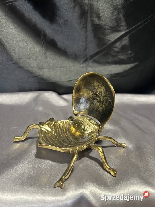 Biedronka z mosiądzu popielniczka śląskie Kozy sprzedam