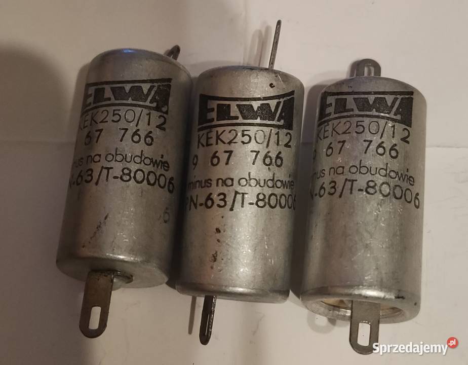Kondensator elektroityczny ELWA 500uF12V mazowieckie Warszawa