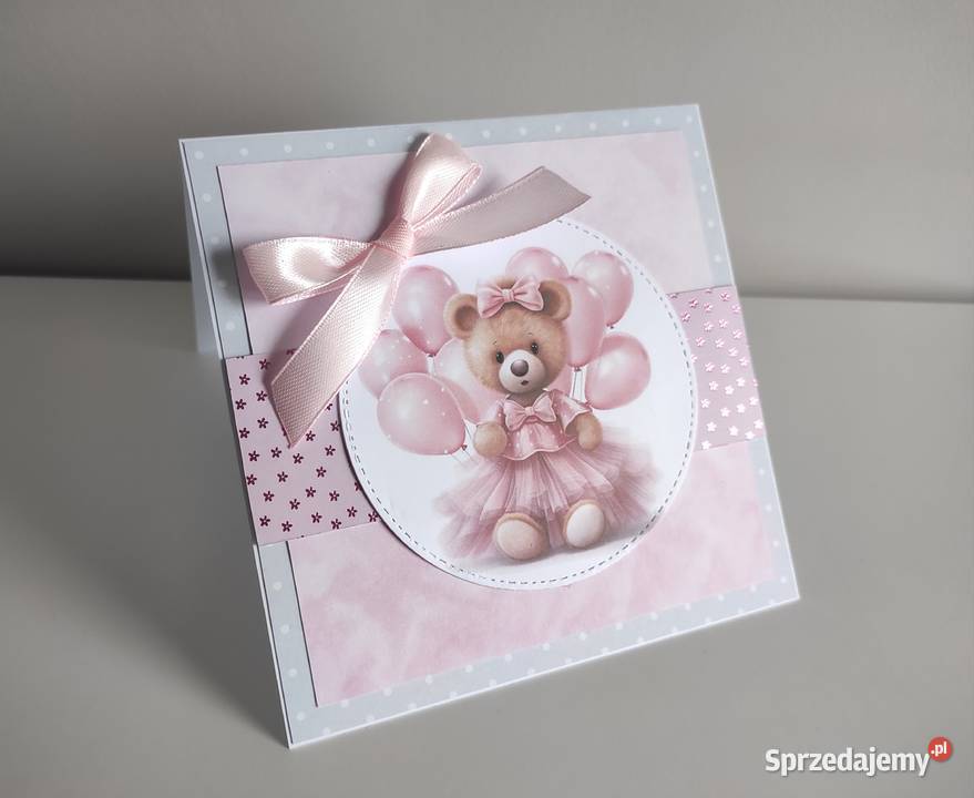Kartka ręcznie robiona na urodziny roczek łódzkie Łódź sprzedam