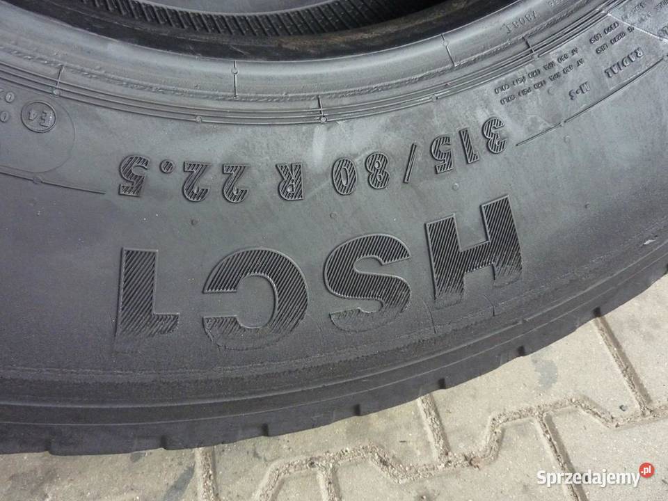 Opona używana ciężarowa 31580R225 CONTINENTAL Continental Zaścianki