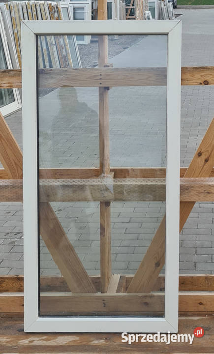 OKNA KacprzaK Witryna 68X132 FIX Używany PCV Siedlce sprzedam
