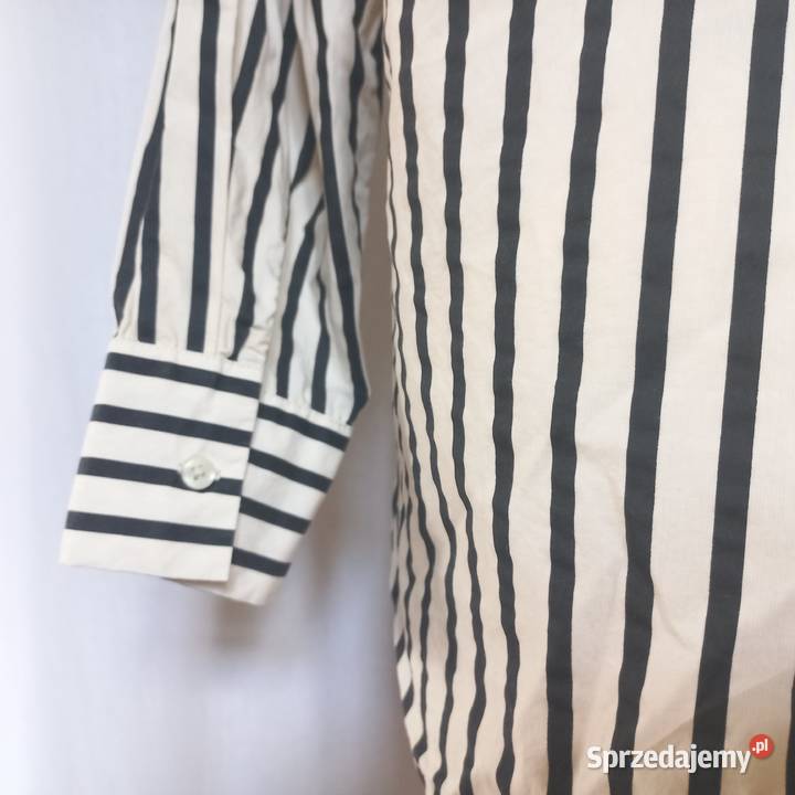 Koszula PASKI Bluzka damska Beż Czarna r 38 podlaskie