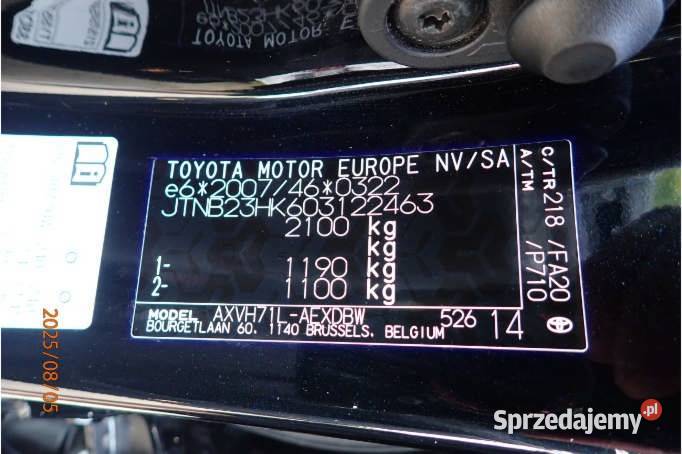 TOYOTA CAMRY 2022 248700 ccm 178 Warszawa