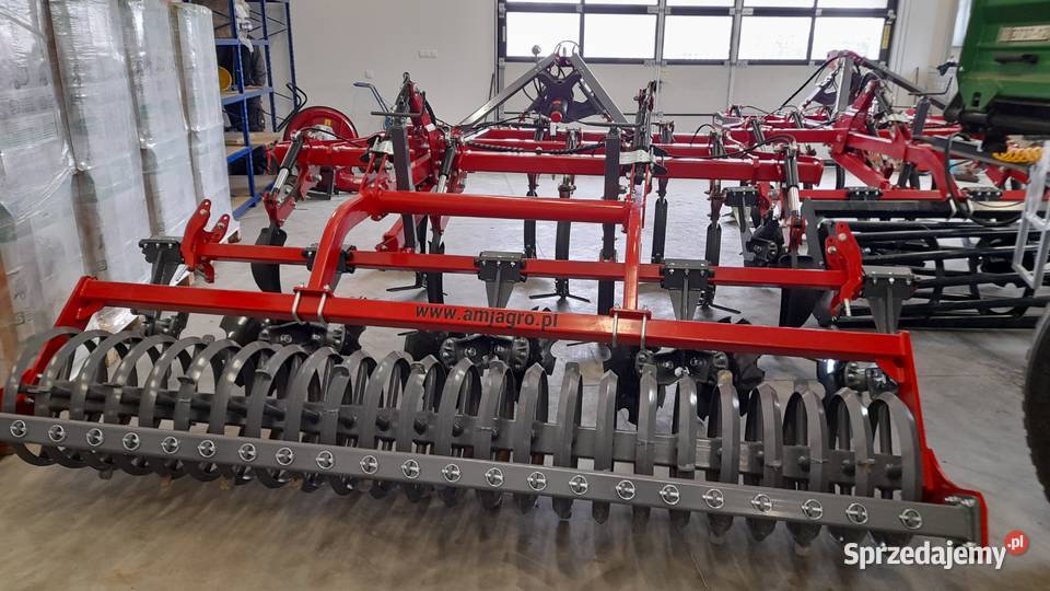 Kultywator bezorkowy 3 m AMJ AGRO PORTO 300 RĘKI Zakrzewo sprzedam